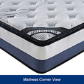 Double Mattress Latex Pillow Top Pocket Spring Foam Medium Firm