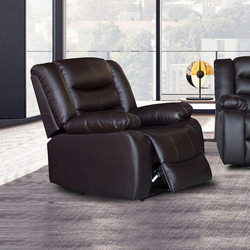 Fantasy Recliner Pu Leather 1R Brown