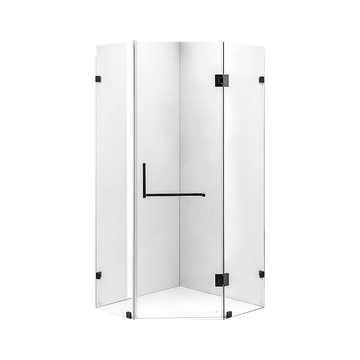 1000 x 1000mm Frameless 10mm Glass Shower Screen By Della Francesca