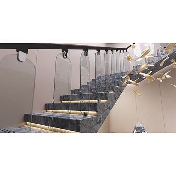 Frameless Glass Stairs Balustrade Toughened Glass - Urbana