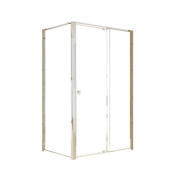 Semi Frameless Shower Screen (114~122) x 195cm & (98~101) x195cm Side AS/NZS Glass