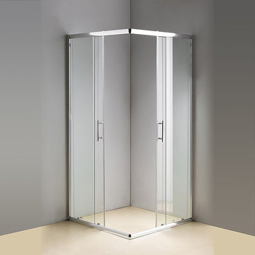 900 x 1000mm Sliding Door Nano Safety Glass Shower Screen By Della Francesca