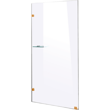 900 x 2000mm Frameless 10mm Safety Glass Shower Screen