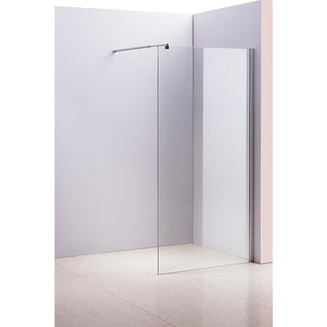 1200 x 2100mm Frameless 10mm Safety Glass Shower Screen