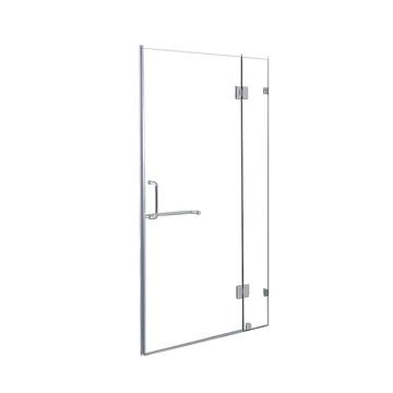 100 x 200cm Wall to Wall Frameless Shower Screen 10mm Glass By Della Francesca