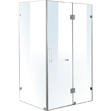 1200 x 1000mm Frameless 10mm Glass Shower Screen By Della Francesca