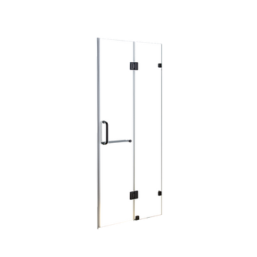 110 x 200cm Wall to Wall Frameless Shower Screen 10mm Glass By Della Francesca