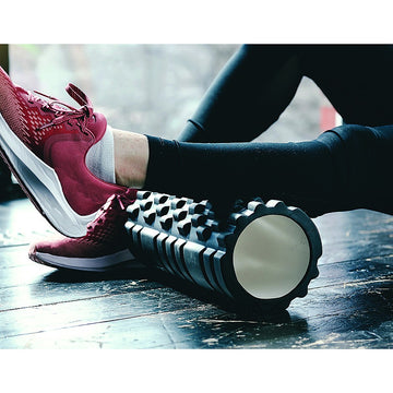 2 IN 1 Physio EVA PVC Foam Yoga Roller Gym Back Training Exercise Massage