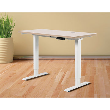 Palermo Standing Desk Sit Stand Height Adjustable Motorised 120cm Table Dual Motor