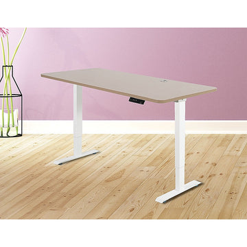 Palermo Standing Desk Sit Stand Height Adjustable Motorised 160cm Table Dual Motor