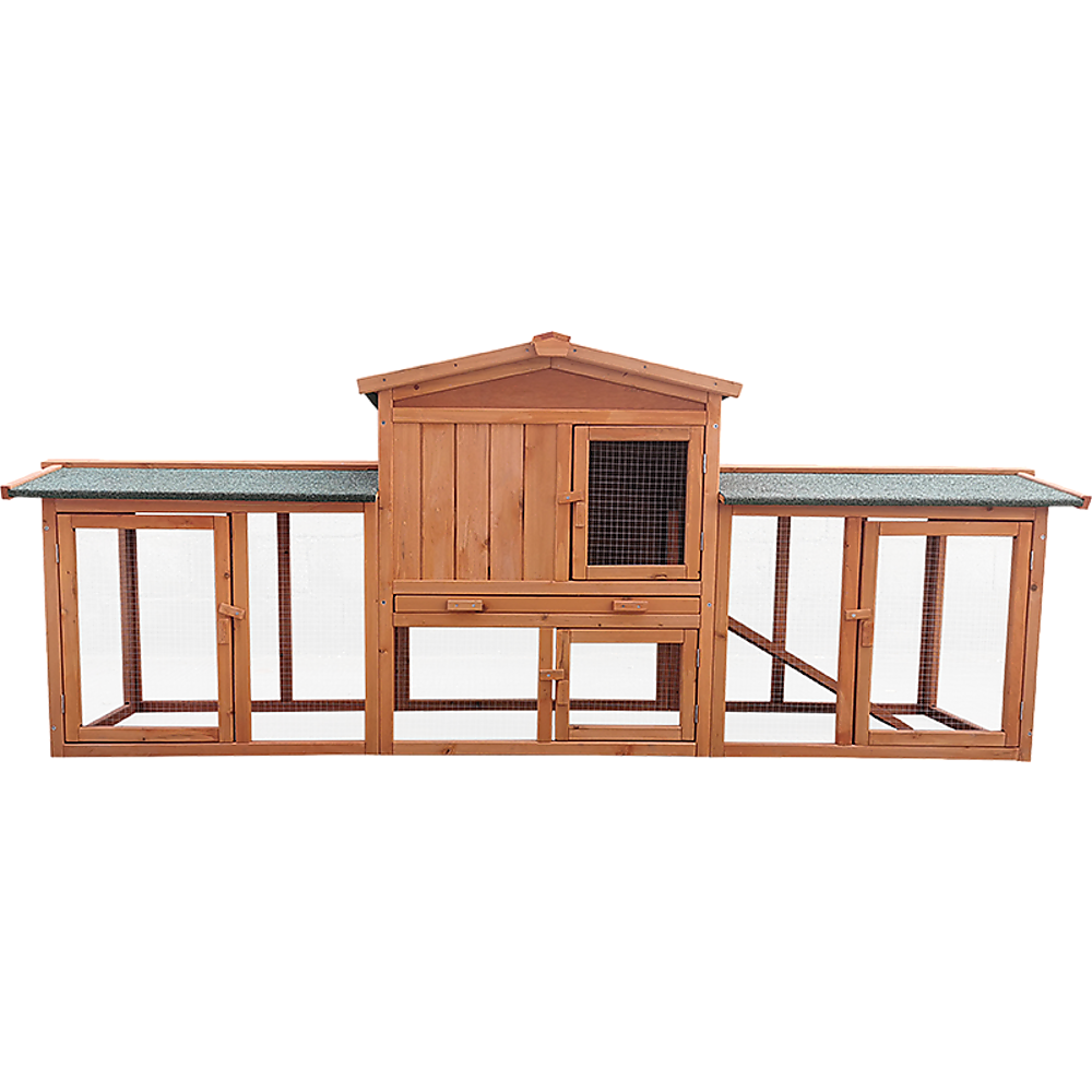 Rabbit Hutch Hutches Large Metal Run Wooden Cage Chicken Coop Guinea Pig