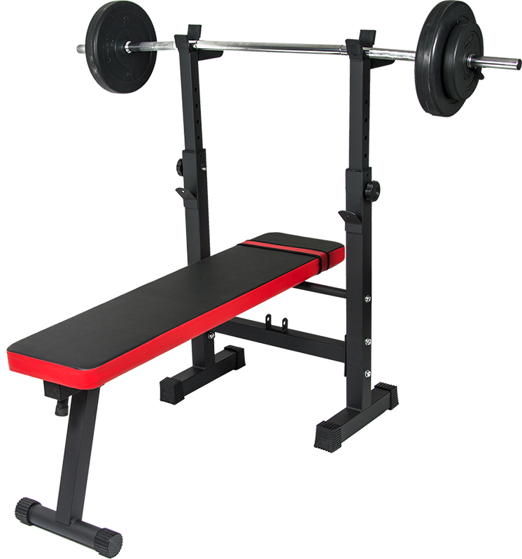 Folding Flat Weight Lifting Bench Body Workout Exercise Machine Home Fitness