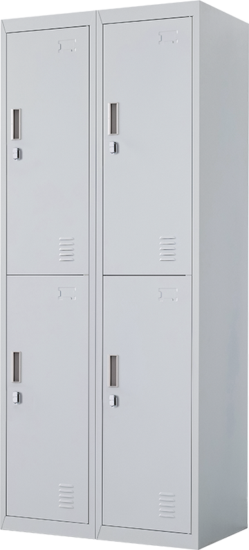 Four-Door Office Gym Shed Storage Locker