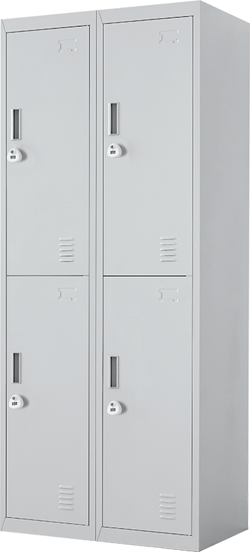 Four-Door Office Gym Shed Storage Locker