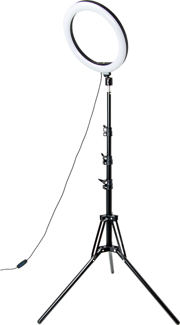 10" LED Selfie Ring Light with 1.6M Tripod Stand Phone Holder Photo Live Makeup