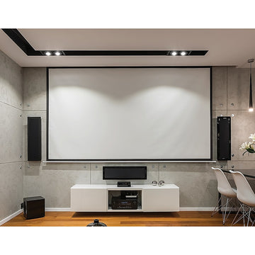 100 Inch 16:9 Manual Pull Down Outdoor Projector Projection Screen Theater Movie