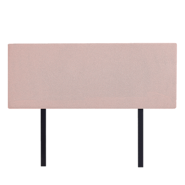 Linen Fabric Double Bed Deluxe Headboard Bedhead - Pale Pink