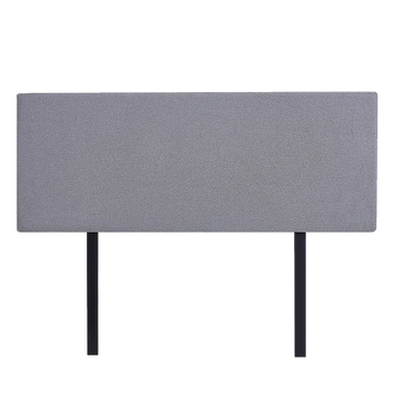 Linen Fabric Double Bed Deluxe Headboard Bedhead - Slate Ash