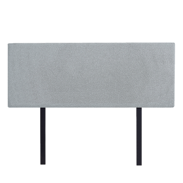 Linen Fabric Double Bed Deluxe Headboard Bedhead - Stone Grey