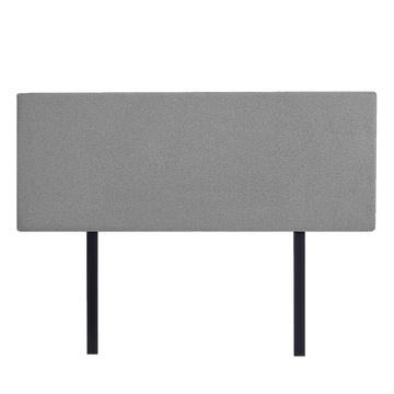 Linen Fabric Double Bed Deluxe Headboard Bedhead - Night Ash