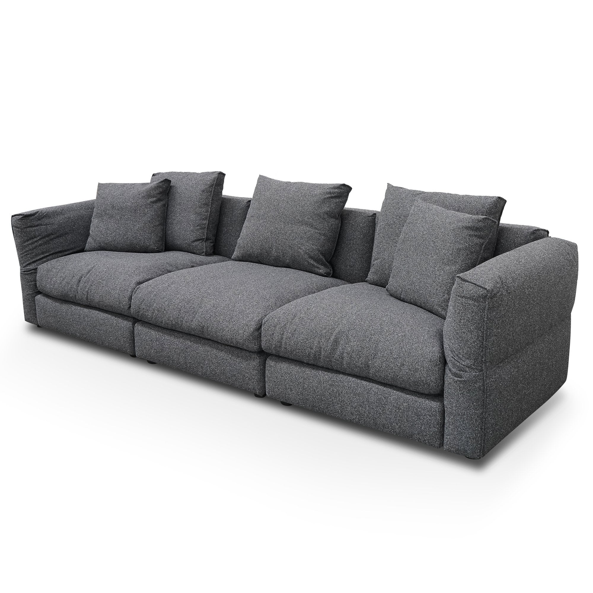 Elena 3 Seater Sofa - Dark Grey
