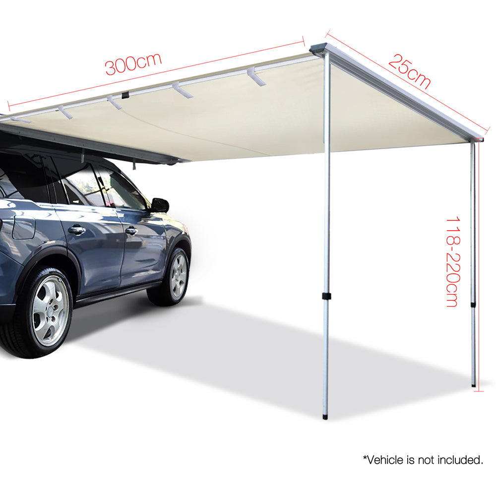 2.5X3M Car Awning  - Beige