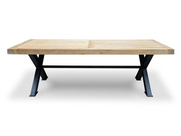 Sofia 2.4m Reclaimed Elm Wood Dining Table