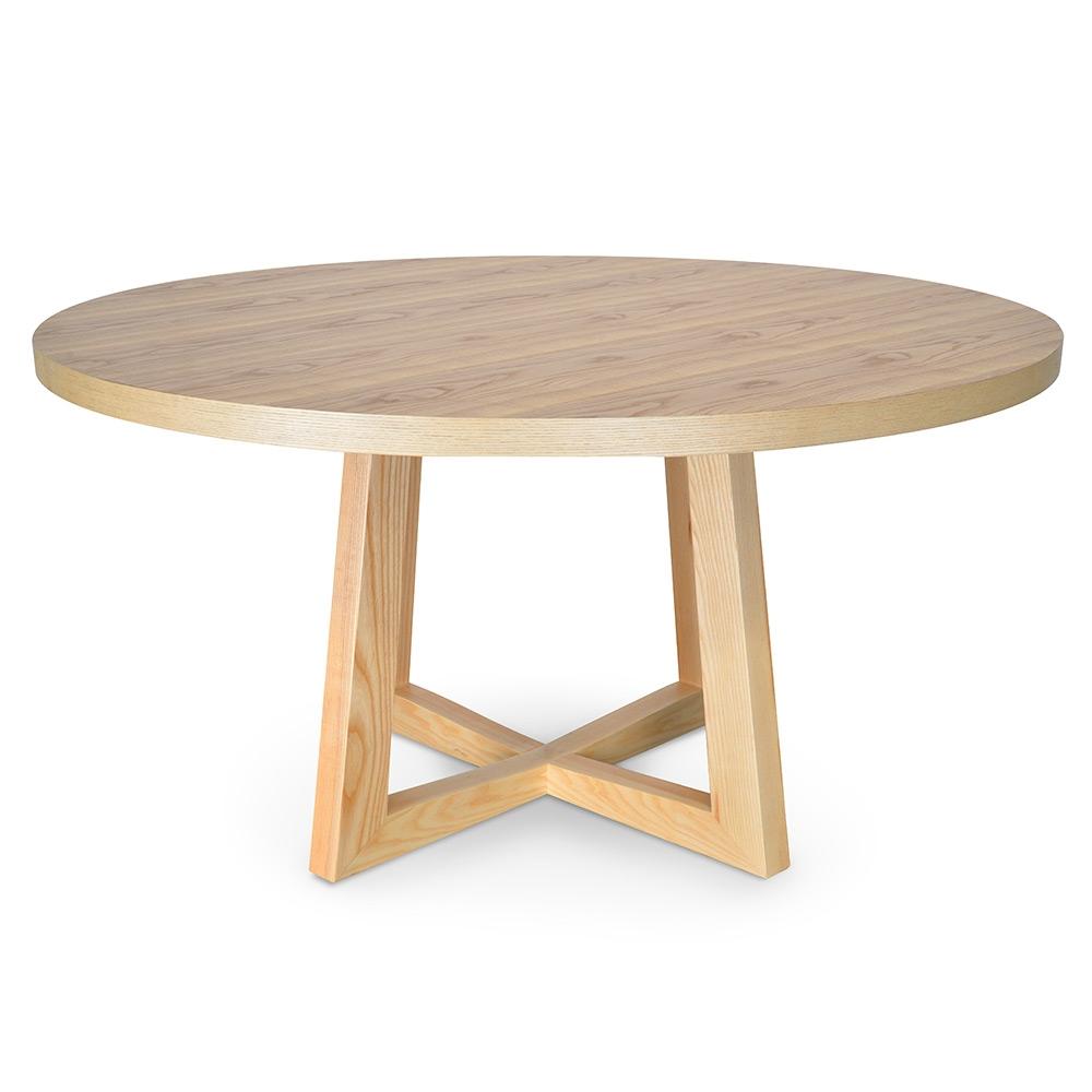Ruby 1.5m Round Dining Table - Natural