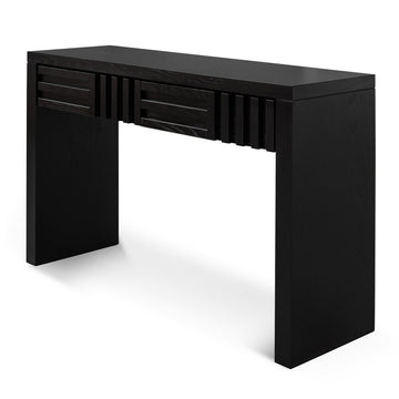Riley 1.3m Console Table - Textured Expresso Black