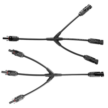 MC4 Solar Panel Adapter Cables 3Y Branch Connector 3Y MC4 Solar Cable Connectors