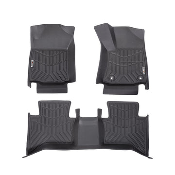 KIWI MASTER 3D TPE Floor Mats Fit Toyota Hilux N80 Auto 2016-2020