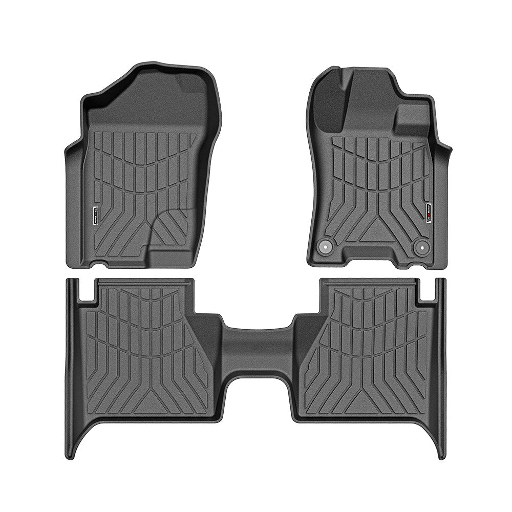 KIWI MASTER 3D TPE Floor Mats Fit Nissan Navara NP300 D23 2015-2020