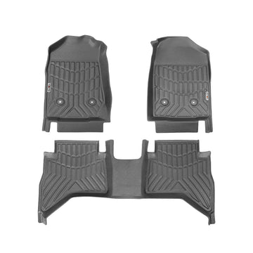 KIWI MASTER 3D TPE Floor Mats Fit Holden Colorado Dual Cab 2012-2020