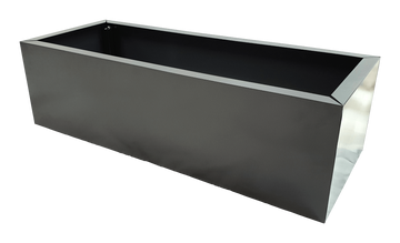 Grey Metal Planter Small