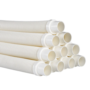 Pool Cleaner Hose Durable Strong EVA Spare Length 1Mx10 White