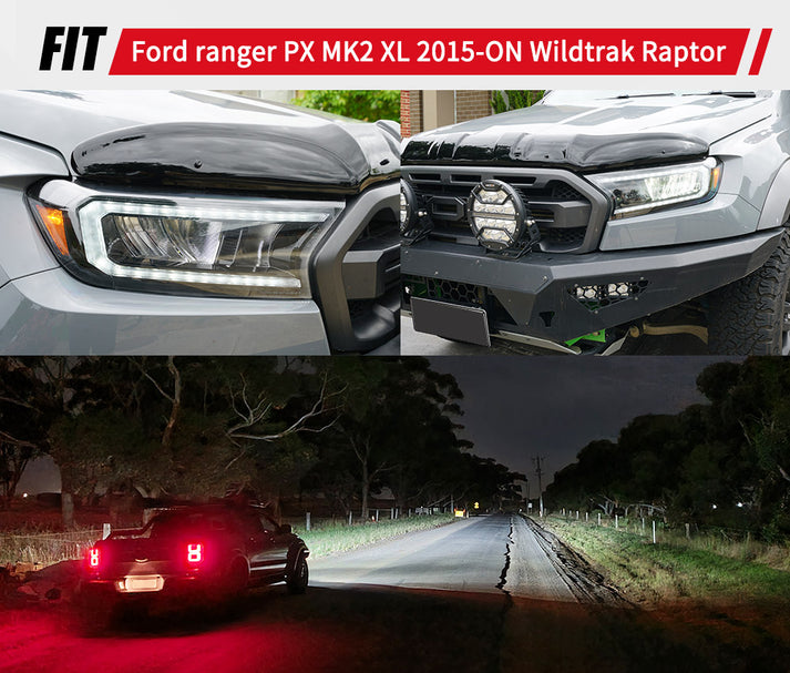 Headlights Sequential Indicator for Ford Ranger 2015-ON Wildtrak Rapto