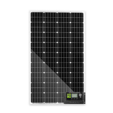 130W Solar Panel Kit Battery Charger Mono Camping Caravan Boat 12V with Regulator