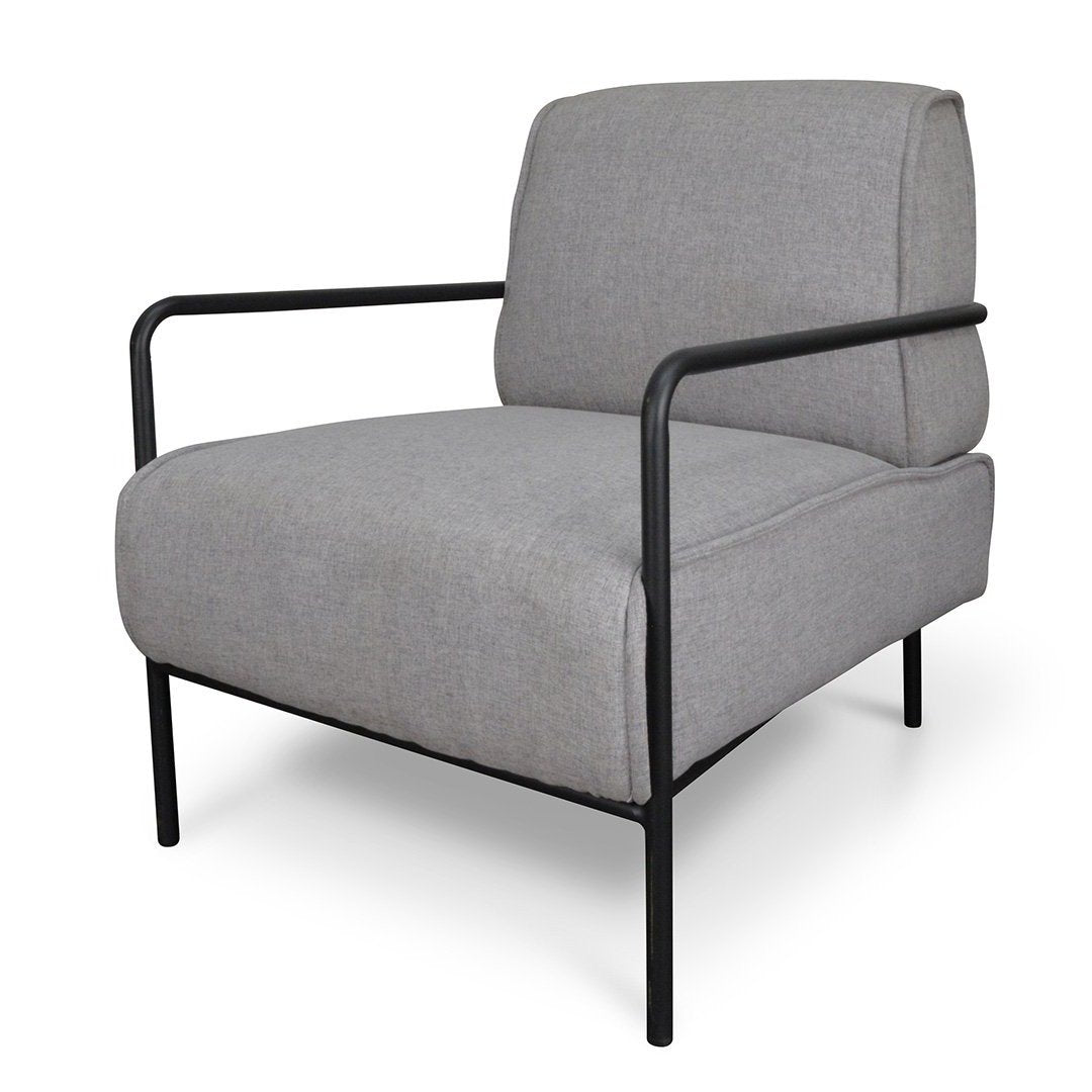 Zoe Lounge Chair - Light Grey