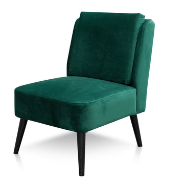 Sarah - Lounge Chair - Green Velvet