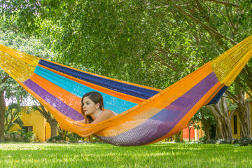 King Size Outdoor Cotton Hammock in Alegra