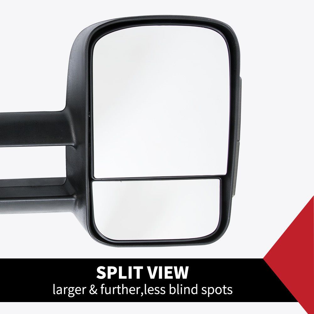 2pcs Towing Extendable Mirrors Toyota Prado 150 Series Wagon Nov 2009 a onwards