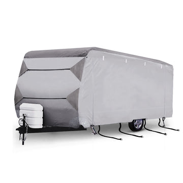 22-24ft Caravan Cover Campervan 4 Layers UV Waterproof Heavy Duty