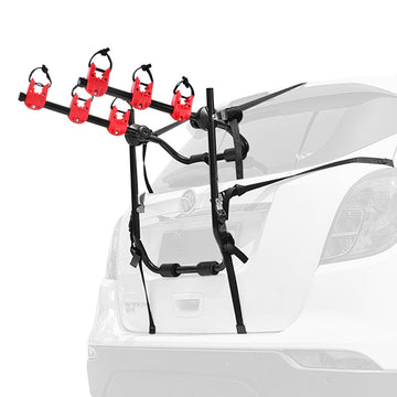 3 Bike Rack Foldable Bicycle Carrier Car Rear Trunk Bike Rack Universal