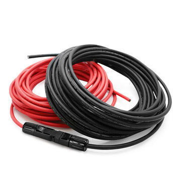 2x 5m Extension Cable Wire Connectors 6mmÃÂ² Solar Panel to regulator