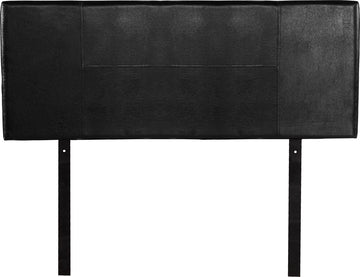 PU Leather Double Bed Headboard Bedhead - Black