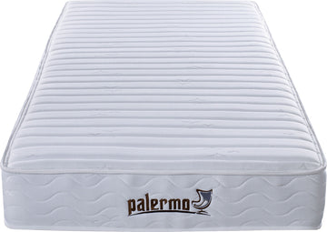 Palermo Contour 20cm Encased Coil Single Mattress CertiPUR-US Certified Foam