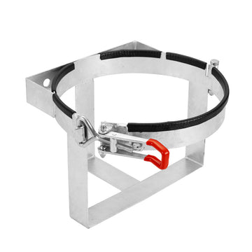 4.5kg Gas Bottle Holder Galvanized Steel Lockable for Trailer Campervan Caravan