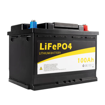 12V 100Ah Lithium Battery LiFePO4 Iron Rechargeable Sealed Deep Cycle Marine 4WD