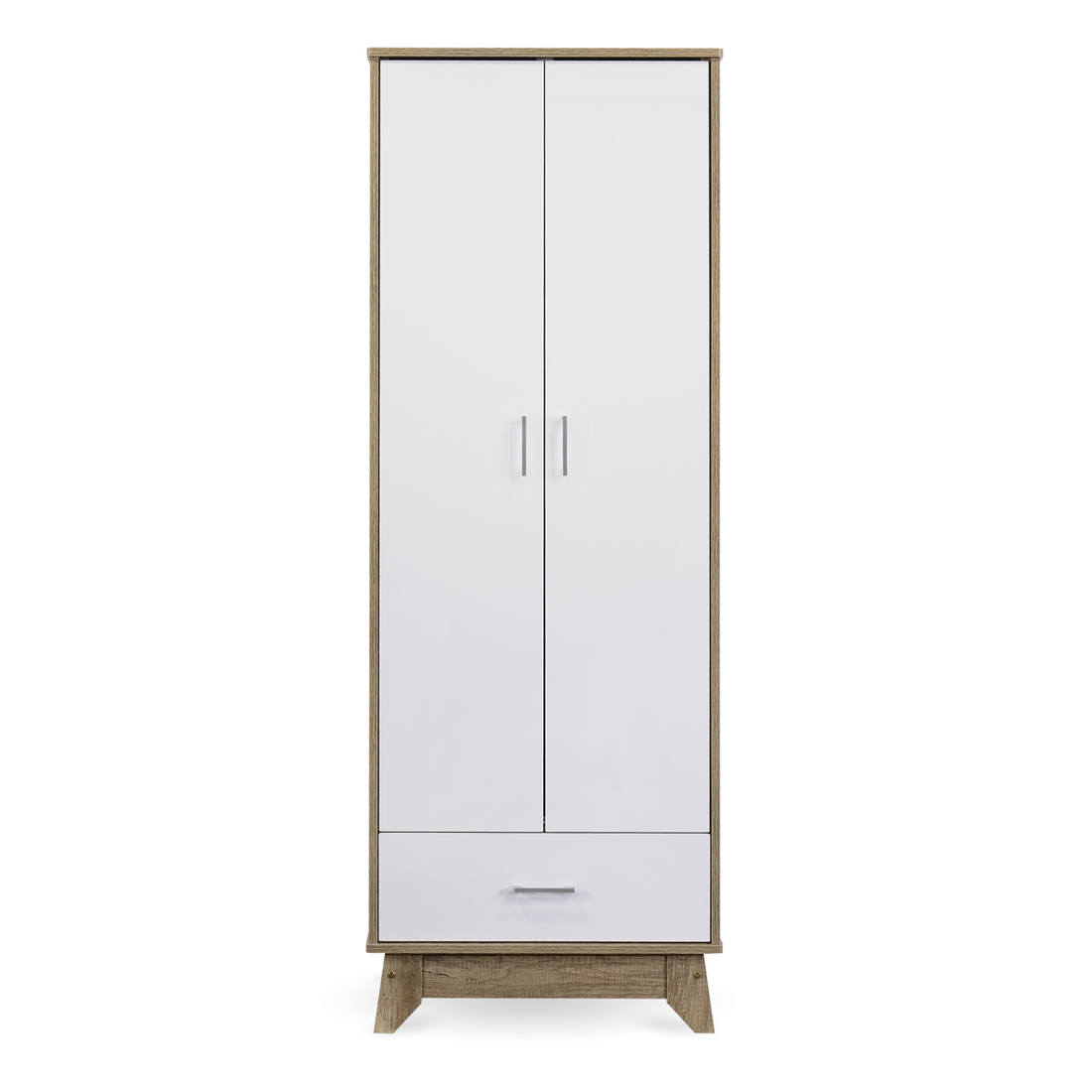 2 Door Wardrobe w/ Drawer Oak