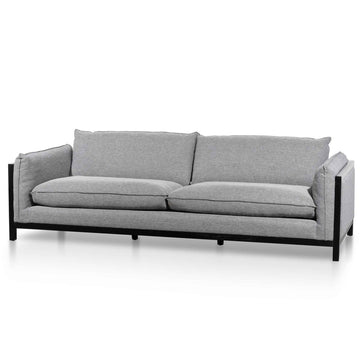 Camila 3 Seater Fabric Sofa - Graphite Grey